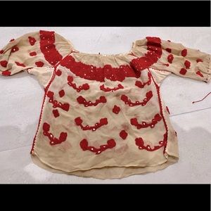 Amazing vinatge authentic peasant top
